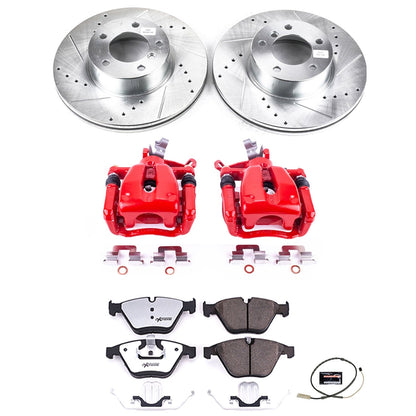 PowerStop Front Z26 Street Warrior Brake Kit w/ Calipers | BMW 328i xDrive (11-12) (KC6073-26)