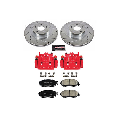 PowerStop Front Z23 Evolution Sport Brake Kit w/ Calipers | Scion FR-S (13-16) (KC6082A)