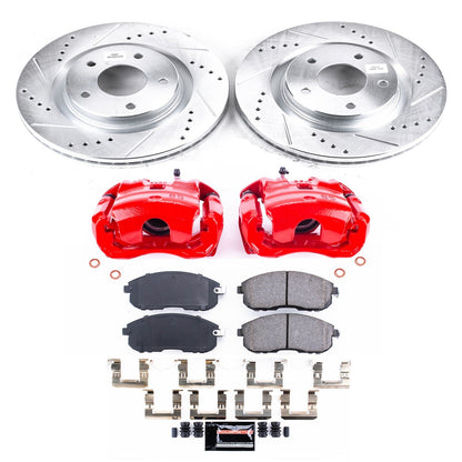 PowerStop Front Z23 Evolution Sport Brake Kit w/ Calipers | Nissan Juke (11-17) (KC6094)