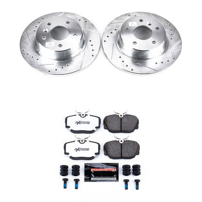 PowerStop Rear Z36 Truck & Tow Brake Kit w/ Calipers | Land Rover Discovery (99-04) (KC6152-36)