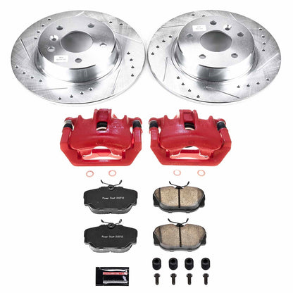 PowerStop Rear Z23 Evolution Sport Brake Kit w/ Calipers | Land Rover Discovery (99-04) (KC6152)