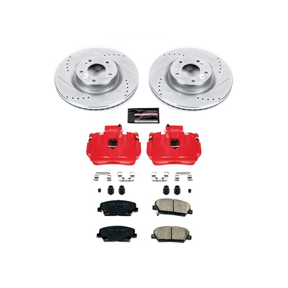 PowerStop Z23 Evolution Sport Front Brake Kit w/ Calipers | Hyundai Genesis Coupe (10-16) (KC6169)
