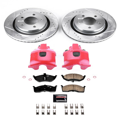 PowerStop Front Z23 Evolution Sport Brake Kit w/ Calipers | Chrysler Concorde (00-04) (KC6179)