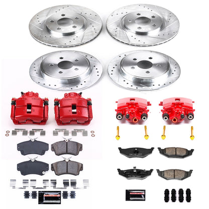 PowerStop Front & Rear Z23 Evolution Sport Brake Kit with Calipers | 2010 Chrysler PT Cruiser (KC6180)