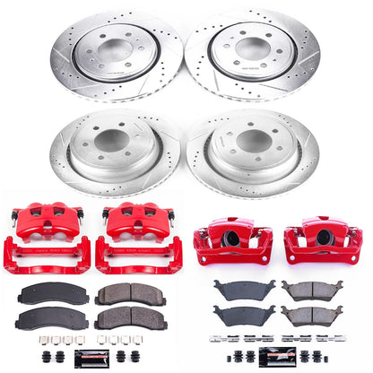 PowerStop Front & Rear Z23 Evolution Sport Brake Kit w/ Calipers | Ford F-150 (12-18) (KC6268)
