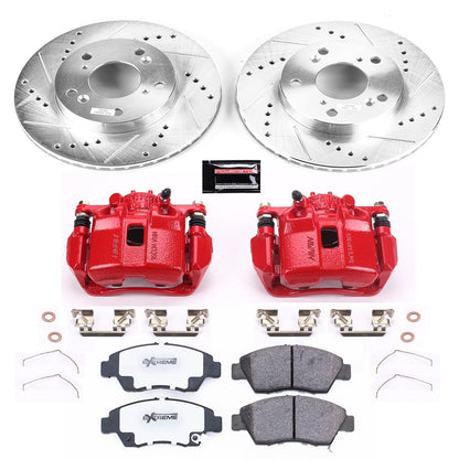 PowerStop Front Z26 Street Warrior Brake Kit w/ Calipers | Acura ILX (13-15) (KC6317-26)