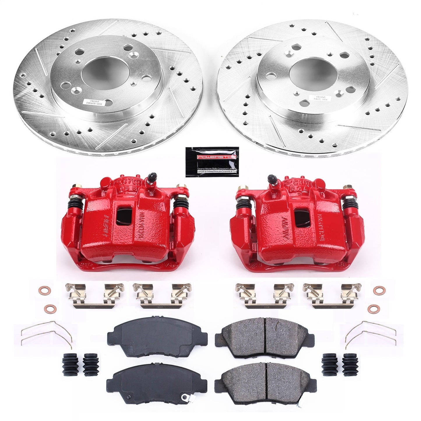 PowerStop Z23 Evolution Sport Front Brake Kit w/ Calipers | Acura ILX (13-15) (KC6317)