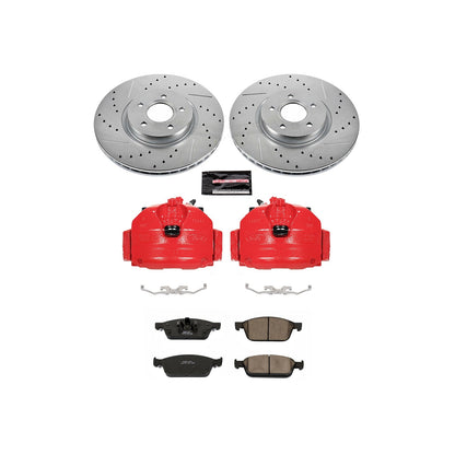 PowerStop Front Z23 Evolution Sport Brake Kit w/ Calipers | Ford Escape (13-19) (KC6349)