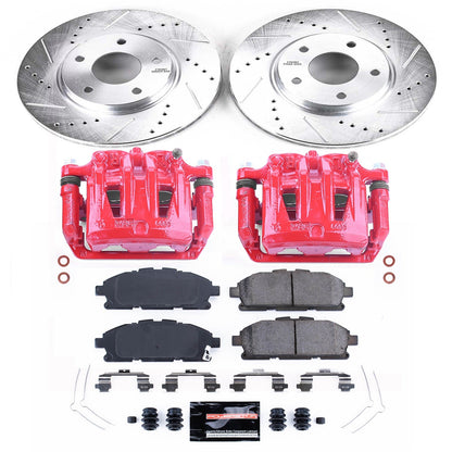 PowerStop Front Z23 Evolution Sport Brake Kit with Calipers | 2011–2017 Nissan Quest (KC6360)