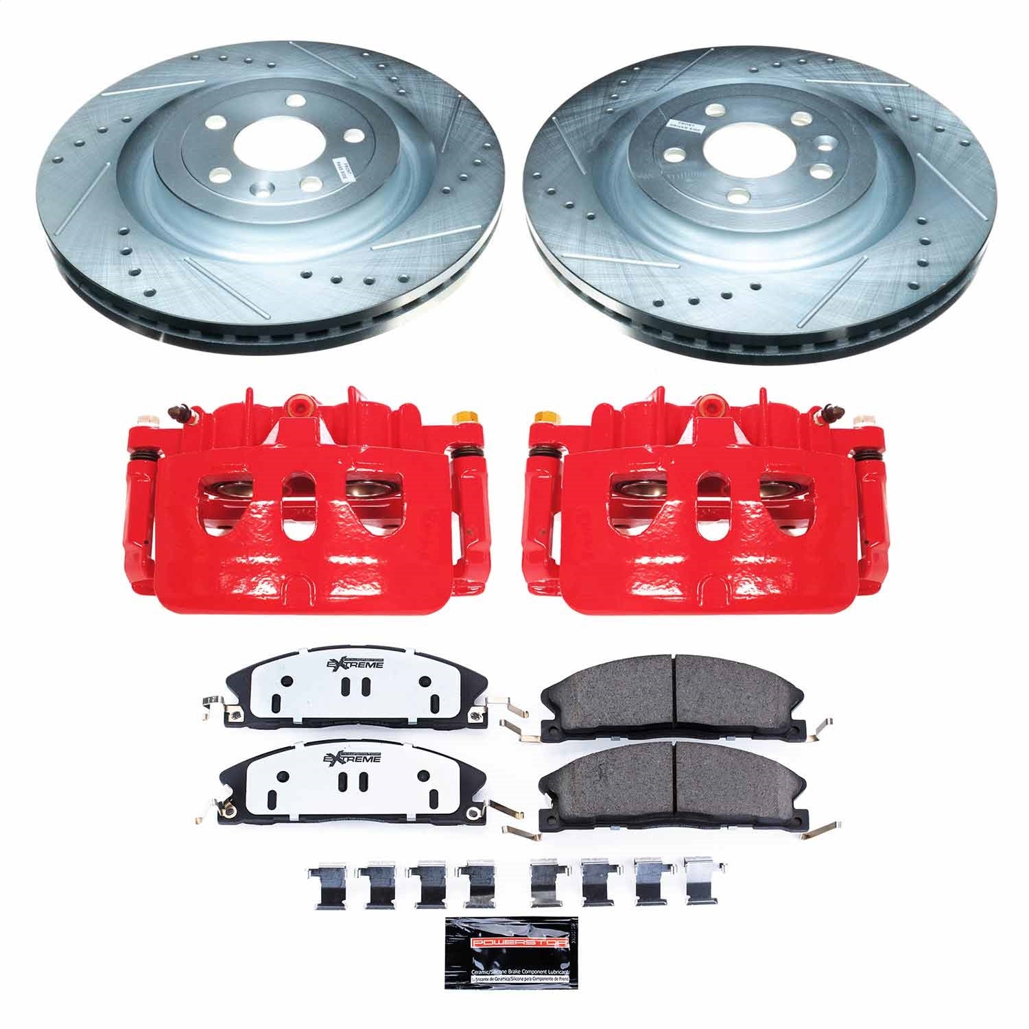 PowerStop Front Z36 Truck & Tow Kit with Calipers | 2013–2020 Lincoln MKT (KC6374-36)