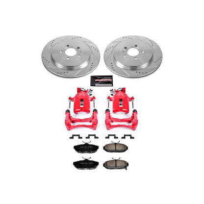 PowerStop Rear Z23 Evolution Sport Brake Kit with Calipers | 2013–2014 Ford Mustang (KC6402)