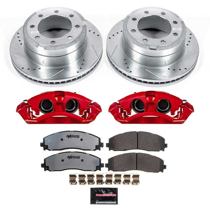 PowerStop Rear Z36 Truck & Tow Kit with Calipers | 2013–2022 Ford F-250 Super Duty (KC6407A-36)