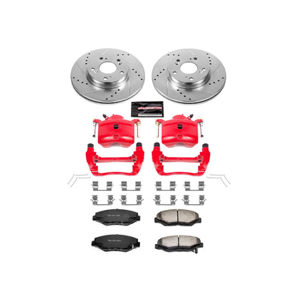 PowerStop Front Z36 Truck & Tow Brake Kit with Calipers | 2013 Acura ILX (KC6490-36)
