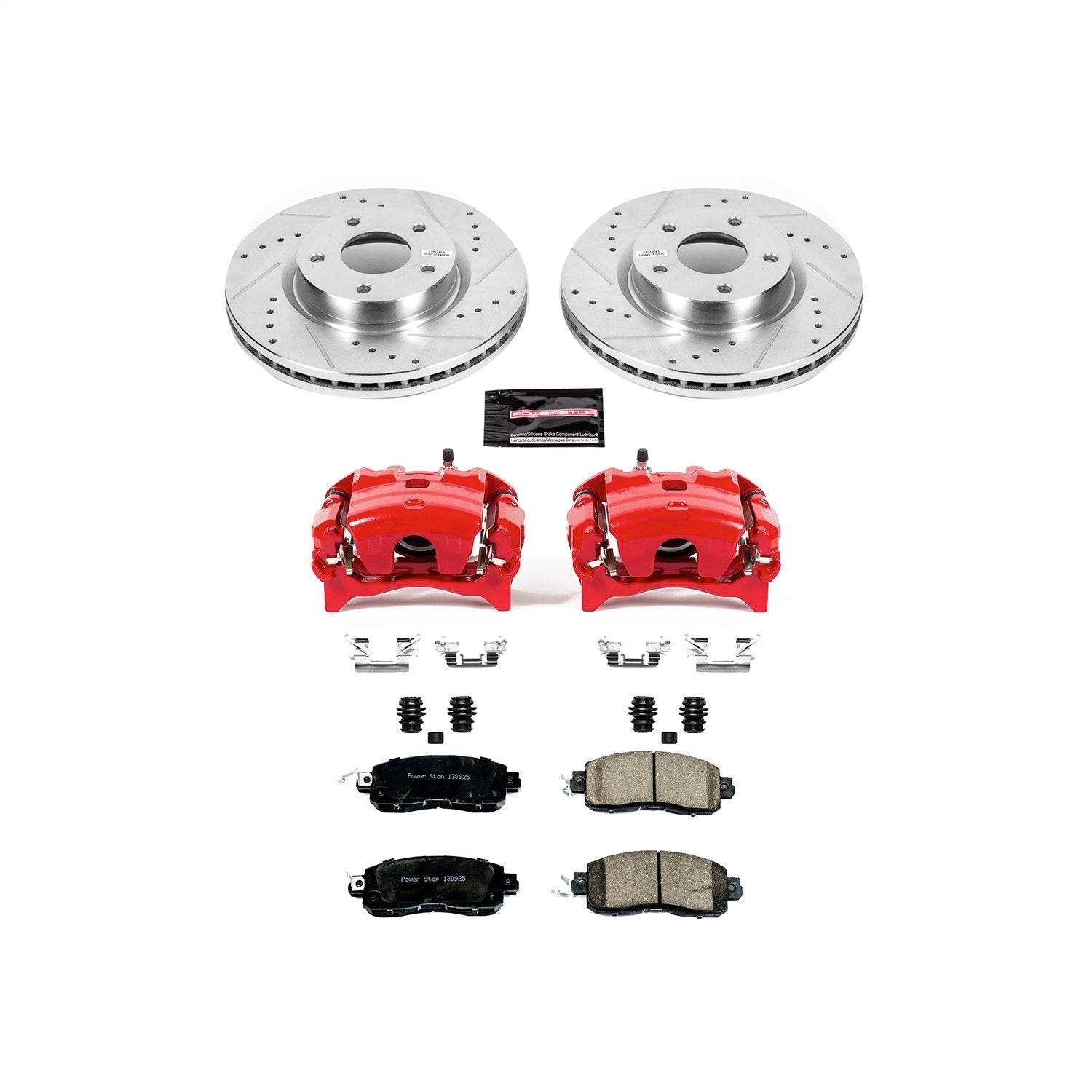 PowerStop Front Z23 Evolution Sport Brake Kit with Calipers | 2013–2017 Nissan Altima (KC6494)