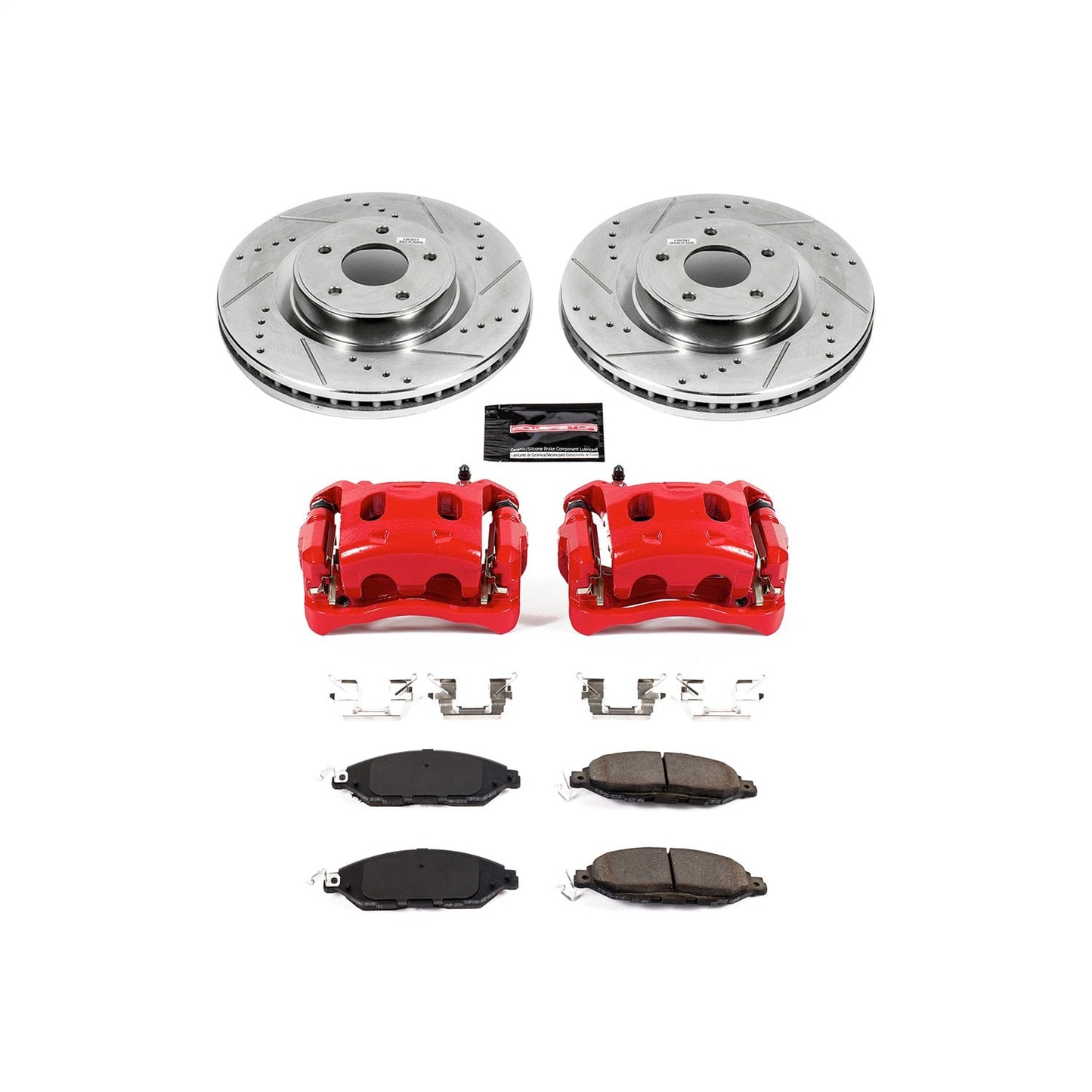 PowerStop Front Z23 Evolution Sport Brake Kit with Calipers | 2013 Infiniti JX35 (KC6496)