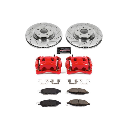 PowerStop Front Z23 Evolution Sport Brake Kit with Calipers | 2013 Infiniti JX35 (KC6496)