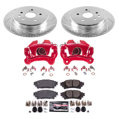 PowerStop Rear Z23 Evolution Sport Brake Kit with Calipers | 2013–2019 Lexus GS350 (KC6514)