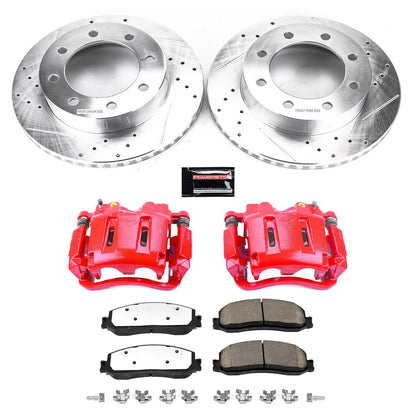 PowerStop Front Z36 Truck & Tow Brake Kit with Calipers | 2012 Ford F-350 Super Duty (KC6545-36)