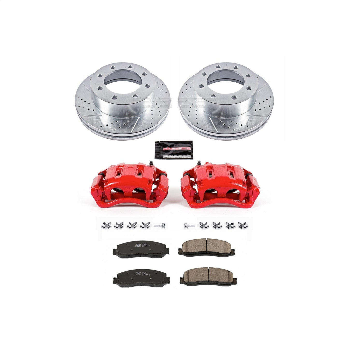 PowerStop Front Z23 Evolution Sport Brake Kit with Calipers | 2012 Ford F-350 Super Duty (KC6545A)
