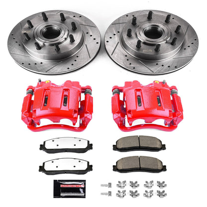 PowerStop Front Z36 Truck & Tow Kit with Calipers | 2012–2013 Ford F-250 Super Duty (KC6550-36)