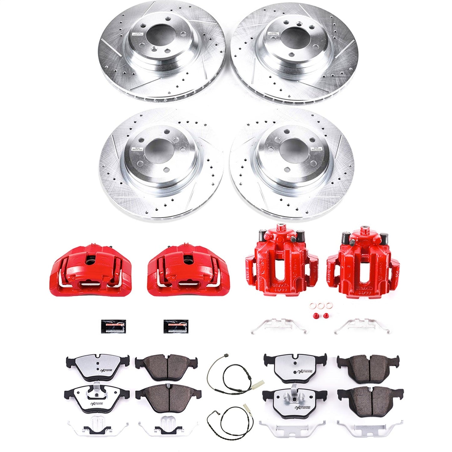 PowerStop Rear Z26 Street Warrior Brake Kit with Calipers | 2014–2016 BMW 228i (KC6656-26)