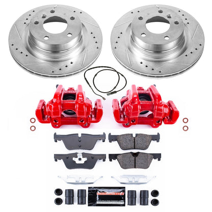 PowerStop Rear Z23 Evolution Sport Brake Kit with Calipers | 2014–2016 BMW 228i (KC6656)