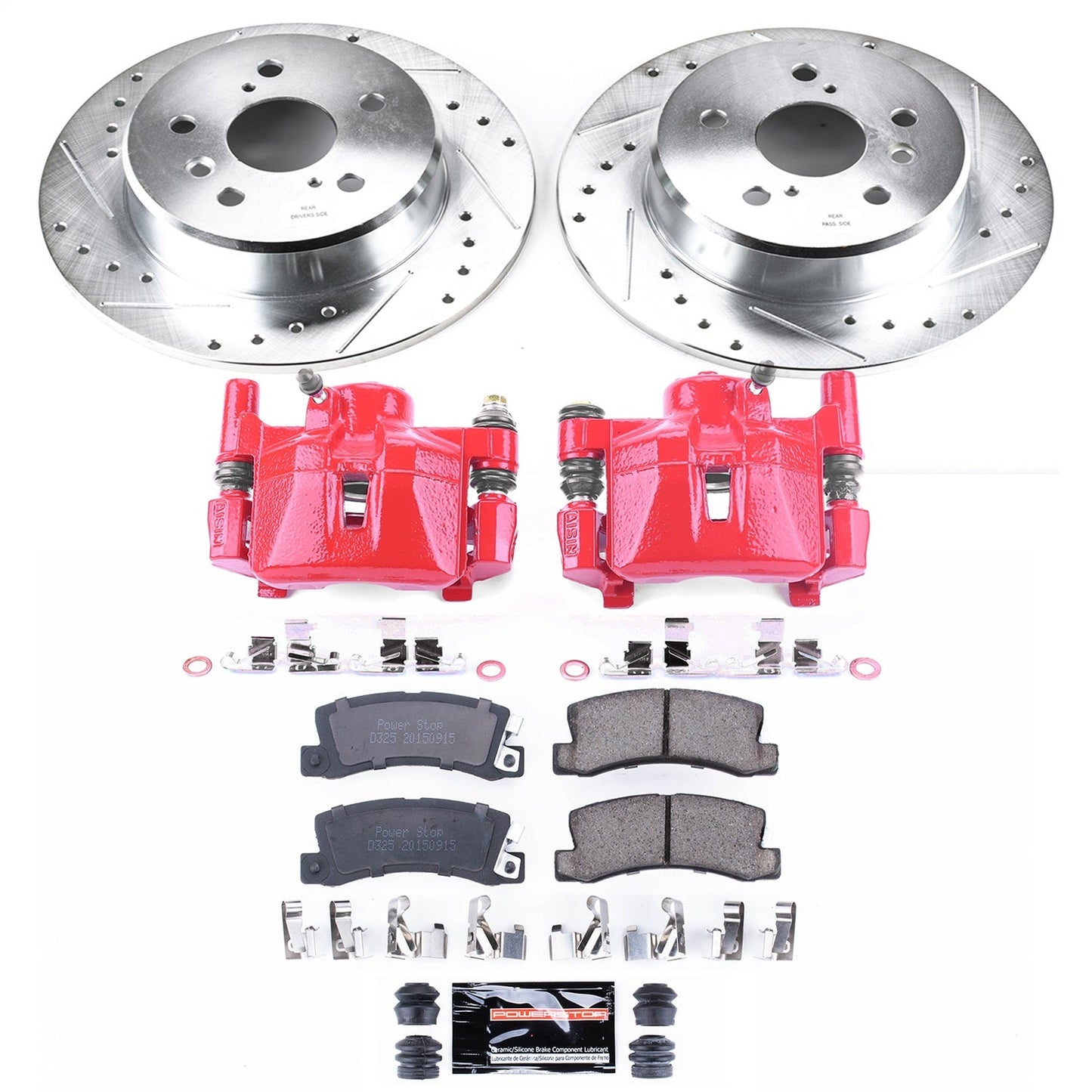 PowerStop Rear Z23 Evolution Sport Brake Kit with Calipers | 1999–2003 Lexus RX300 (KC6784)