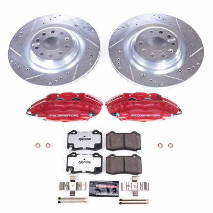 PowerStop Rear Z26 Street Warrior Brake Kit with Calipers | 2012–2016 Tesla S (KC6799-26)