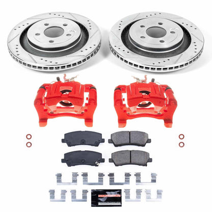PowerStop Rear Z23 Evolution Sport Brake Kit with Calipers | 2015–2019 Ford Mustang (KC6812)