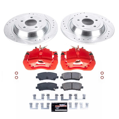 PowerStop Rear Z23 Evolution Sport Brake Kit with Calipers | 2015–2019 Ford Mustang (KC6813)