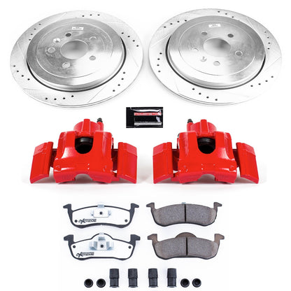 PowerStop Rear Z36 Truck & Tow Kit with Calipers | 2013–2019 Lincoln MKT (KC6819-36)