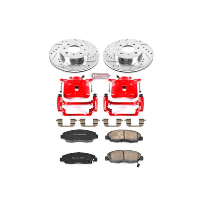 PowerStop Front Z23 Evolution Sport Brake Kit with Calipers | 2001–2005 Honda Civic (KC690A)