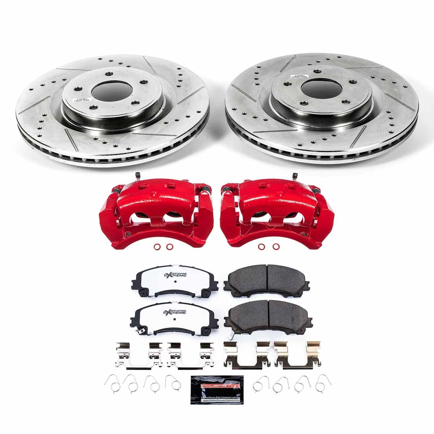 PowerStop Front Z26 Street Kit with Calipers | 2016–2017 Infiniti QX50 (KC6944-26)