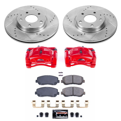 PowerStop Front Z23 Evolution Sport Brake Kit with Calipers | 2013–2015 Mazda CX-5 (KC6967)