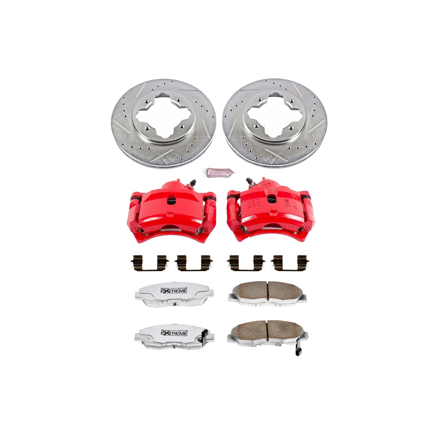 PowerStop Front Z26 Street Warrior Brake Kit with Calipers | 1997 Acura CL (KC697-26)