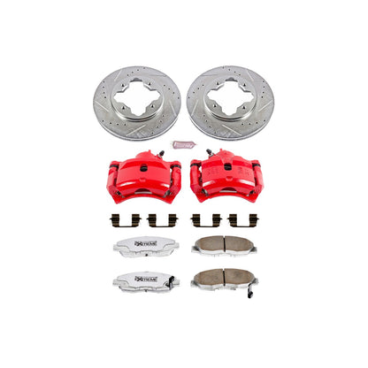 PowerStop Front Z26 Street Warrior Brake Kit with Calipers | 1997 Acura CL (KC697-26)