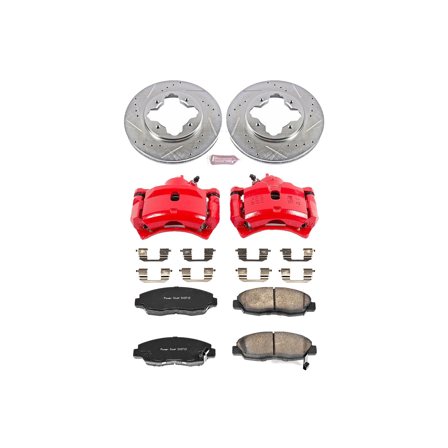 PowerStop Front Z23 Evolution Sport Brake Kit with Calipers | 1997 Acura CL (KC697)