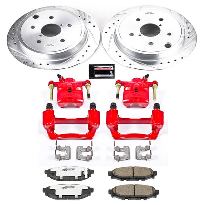 PowerStop Rear Brake Kit with Calipers | 2015–2019 Subaru WRX (KC6977-26)