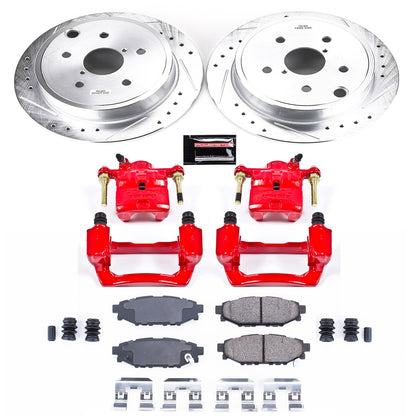 PowerStop Rear Z23 Evolution Sport Brake Kit with Calipers | 2015–2019 Subaru WRX (KC6977)