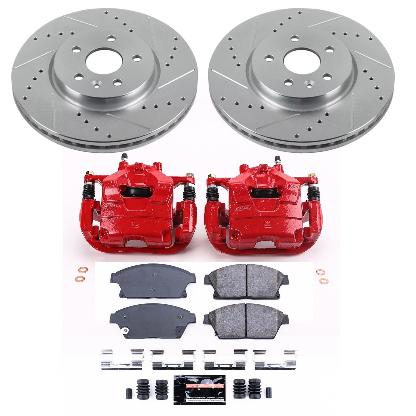 PowerStop Front Z23 Evolution Sport Brake Kit with Calipers | 2015–2016 Chevrolet Trax (KC6996)