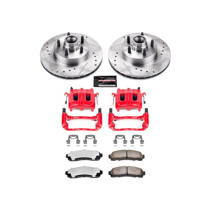 PowerStop Front Z36 Truck & Tow Kit with Calipers | 2010–2011 Ford Ranger (KC7004-36)