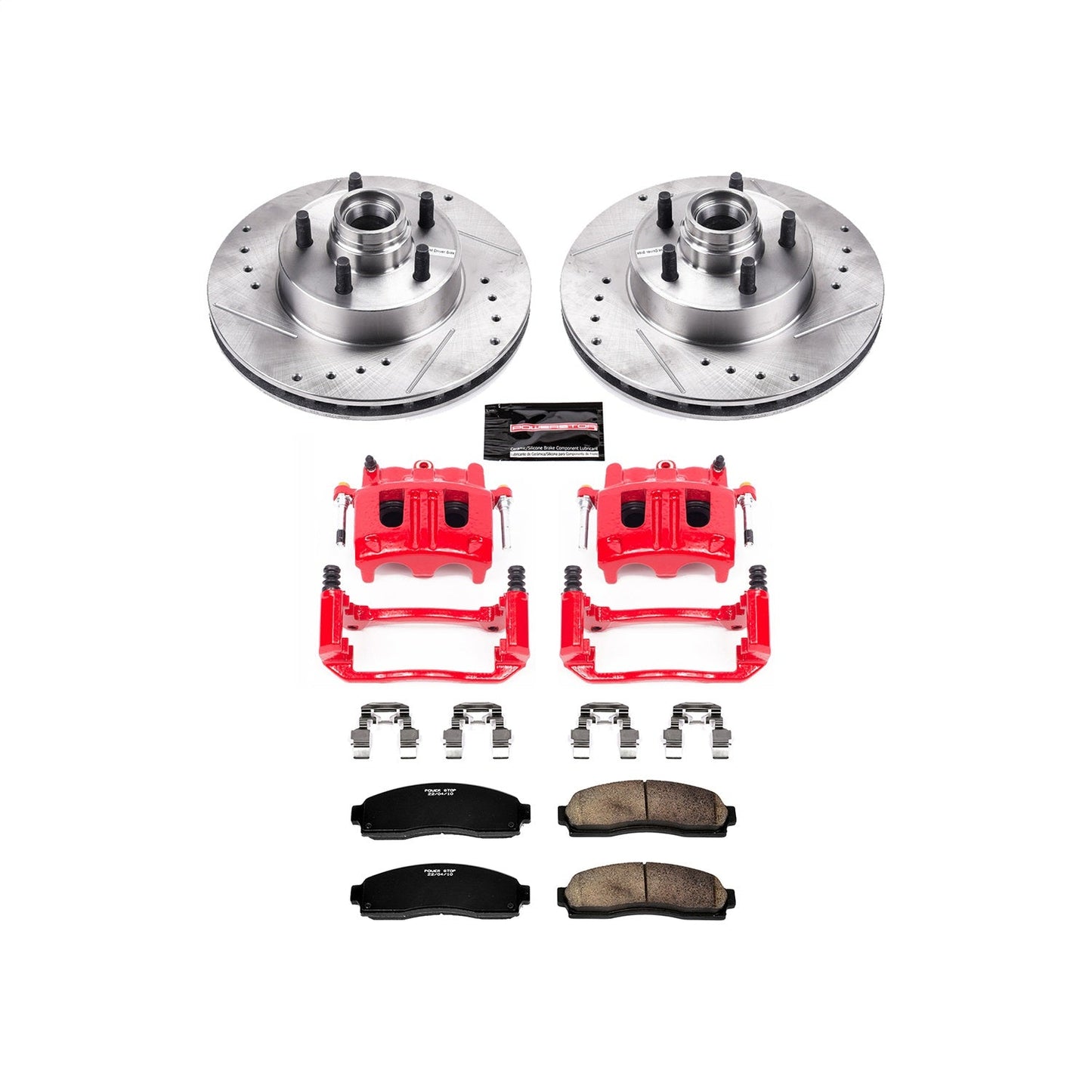 PowerStop Front Z23 Evolution Sport Brake Kit with Calipers | 2010–2011 Ford Ranger (KC7004)