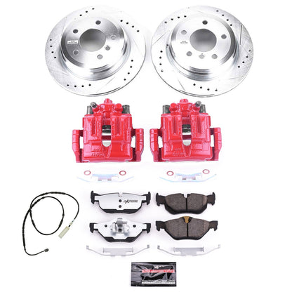 PowerStop Rear Brake Kit with Calipers | 2013–2015 BMW X1 (KC7008-26)
