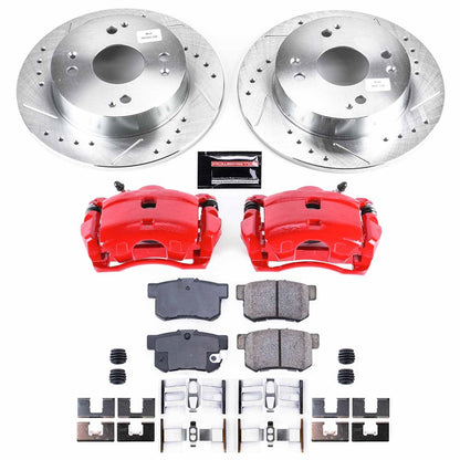 PowerStop Rear Z23 Evolution Sport Brake Kit with Calipers | 1991–1997 Honda Accord (KC701)
