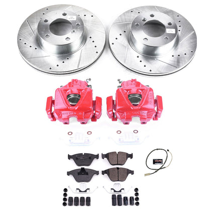 PowerStop Front Z23 Evolution Sport Brake Kit with Calipers | 2013–2015 BMW X1 (KC7026)