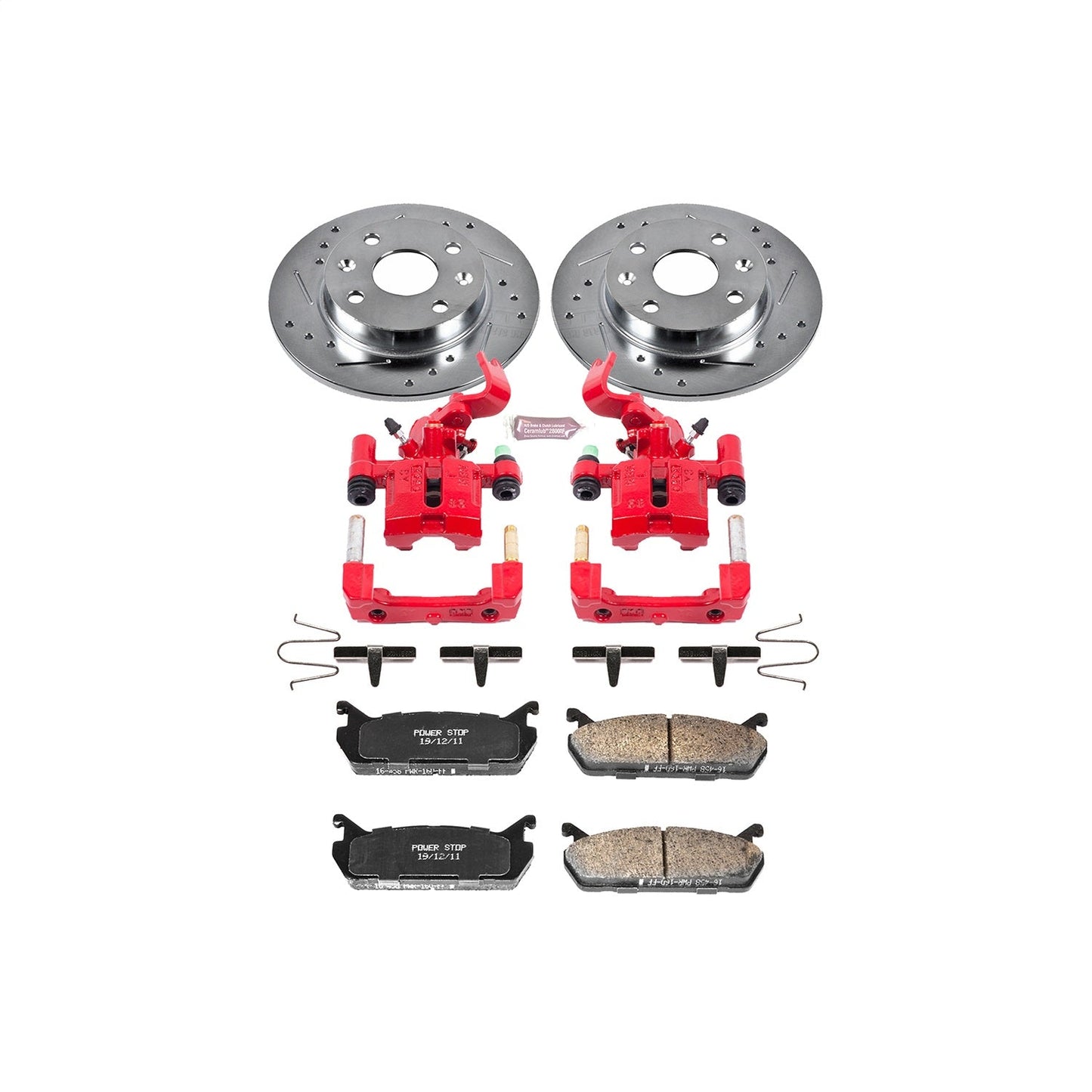 PowerStop Rear Z23 Evolution Sport Brake Kit with Calipers | 1990–1993 Mazda Miata (KC719)