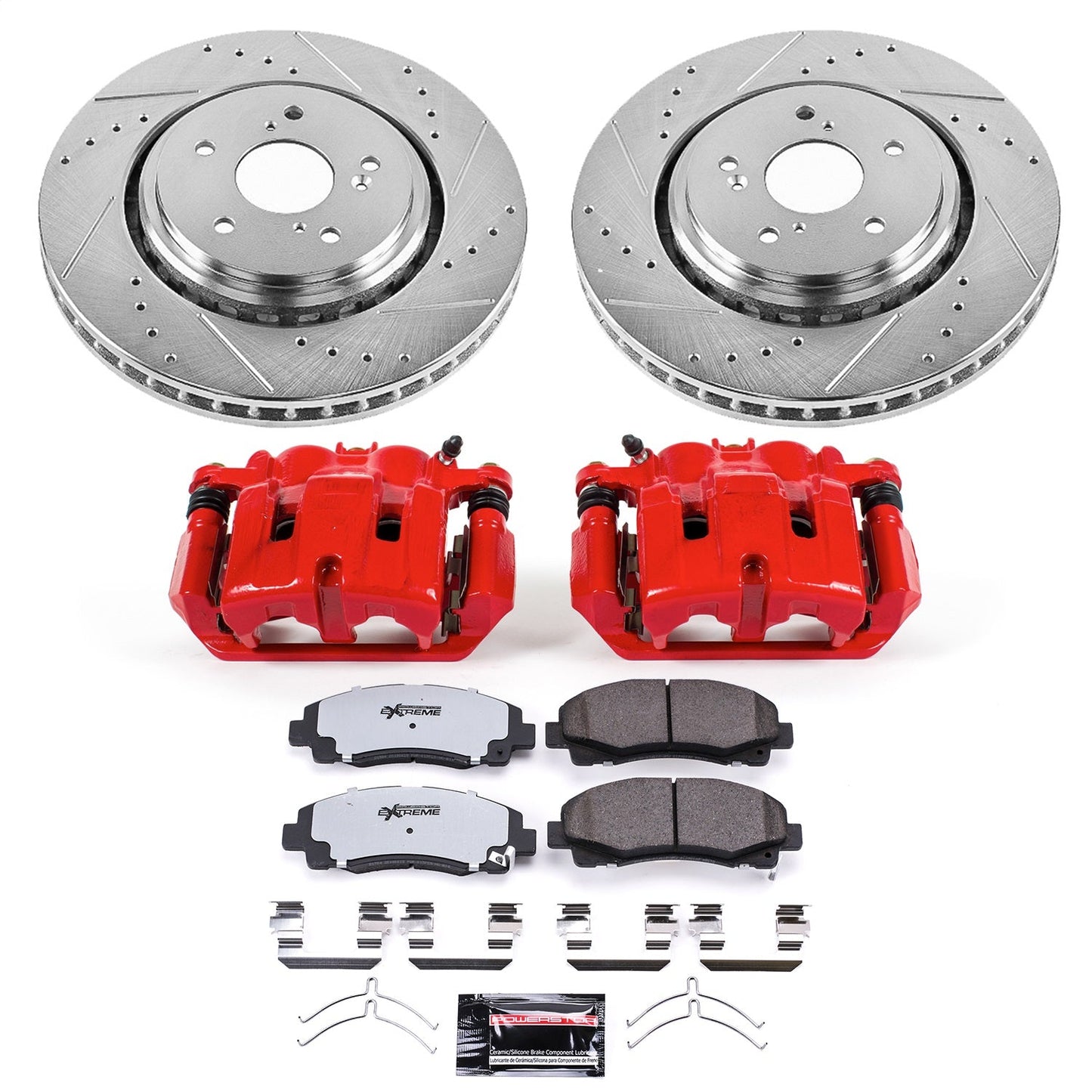 PowerStop Front Z36 Truck & Tow Kit with Calipers | 2015–2020 Acura TLX (KC7214-36)