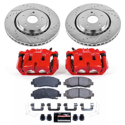 PowerStop Front Z23 Evolution Sport Brake Kit with Calipers | 2015–2019 Acura TLX (KC7214)