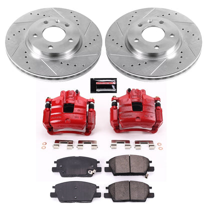 PowerStop Front Z23 Evolution Sport Brake Kit with Calipers | 2018–2019 Buick LaCrosse (KC7400)