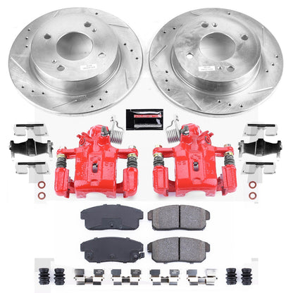 PowerStop Rear Z23 Evolution Sport Brake Kit with Calipers | 2001–2002 Infiniti G20 (KC741)